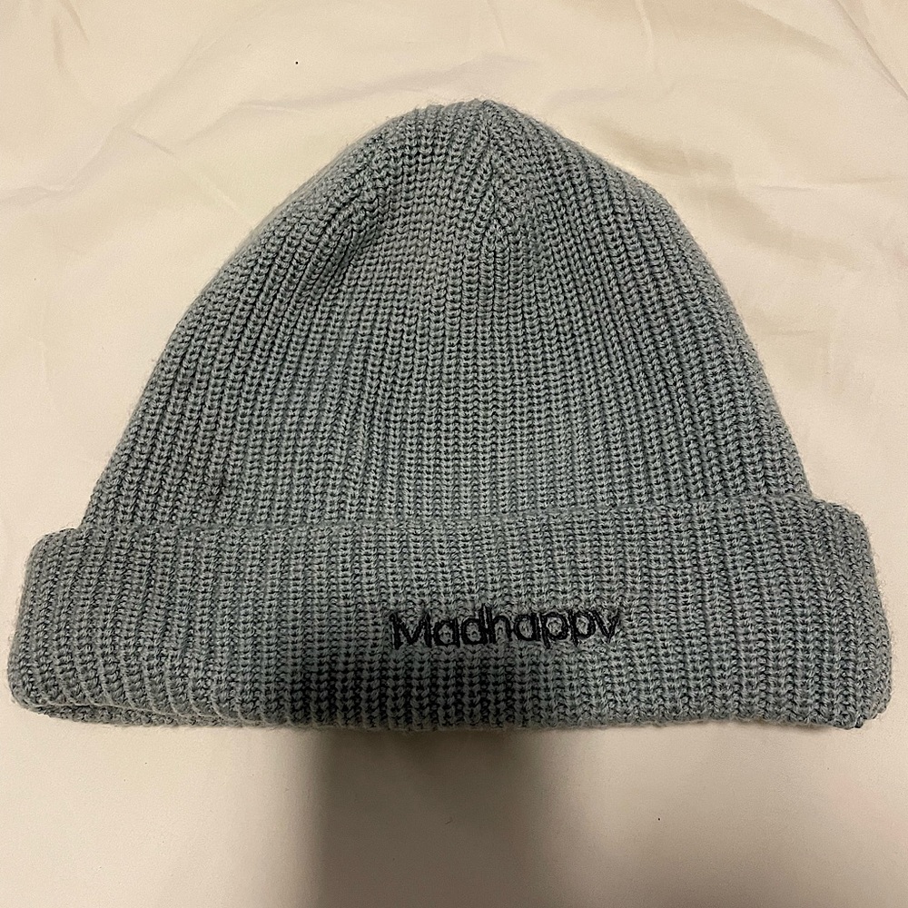 Madhappy beanie, light blue, never worn